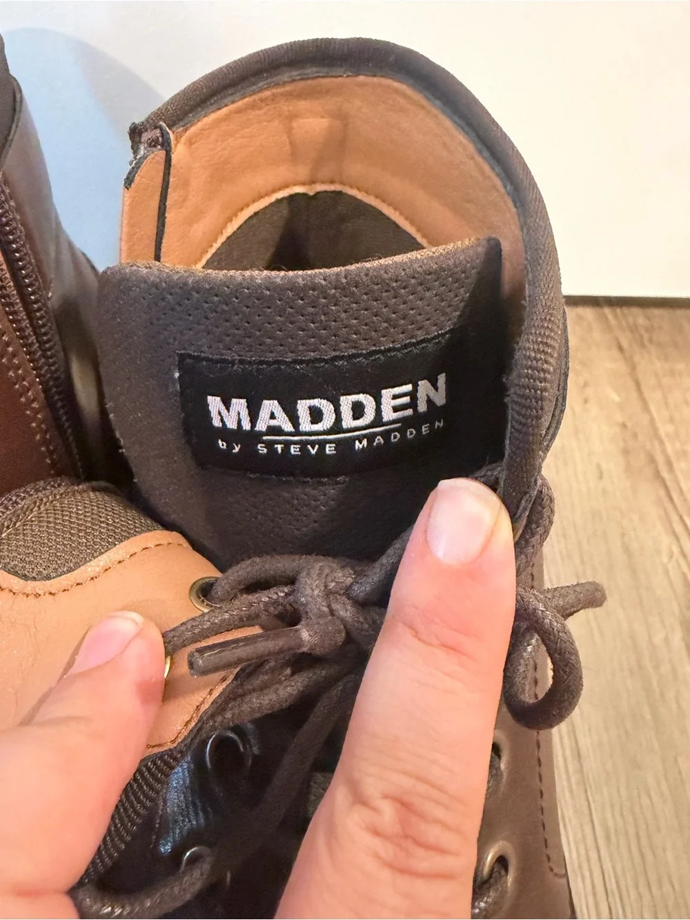 Steve Madden Men's Brown Leather Chukka Boots Size 13